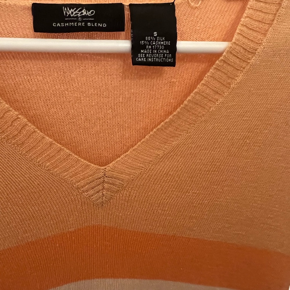 Orange Massimo Top-Small - Picture 2 of 2